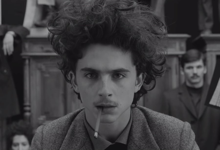 Timothee Chalamet in The French Dispatch trailer