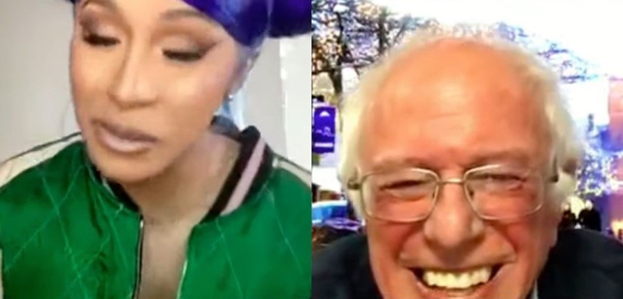 Watch Cardi B Interview Bernie Sanders On Instagram Live | Dazed