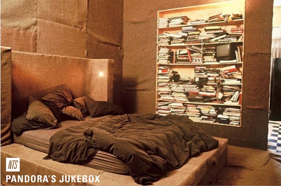 Rick Owens room 1999 Pandora&#39;s Jukebox NTS