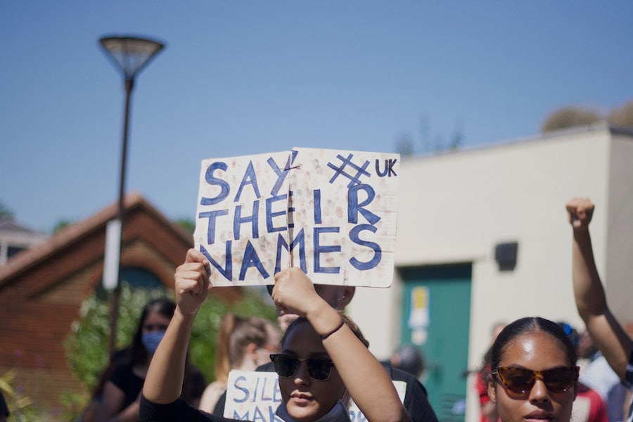 Black Lives Matter London protest 9