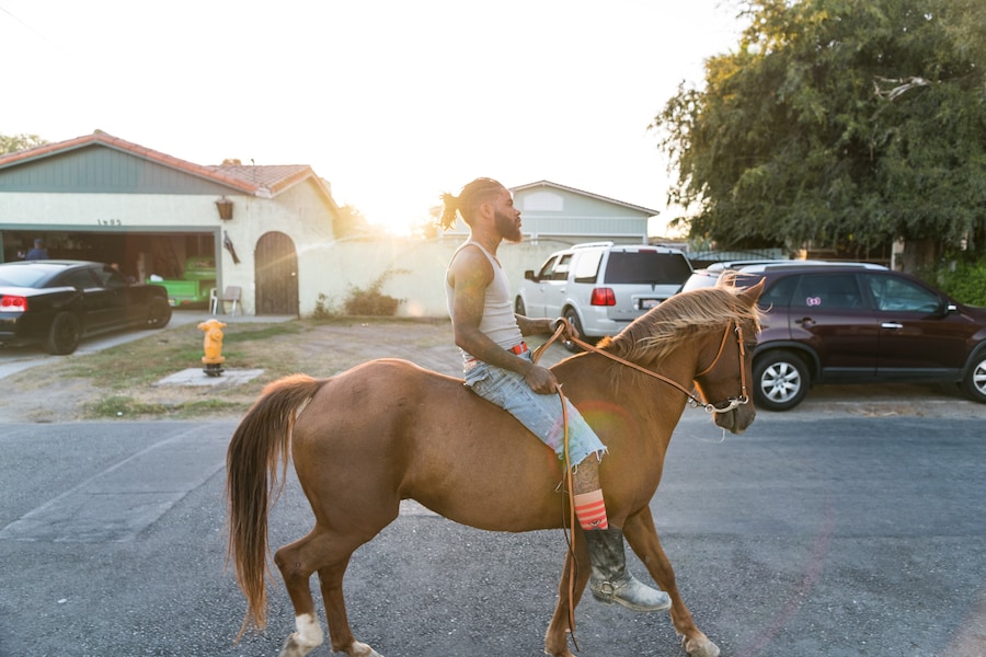 Keenan rides through Compton 25