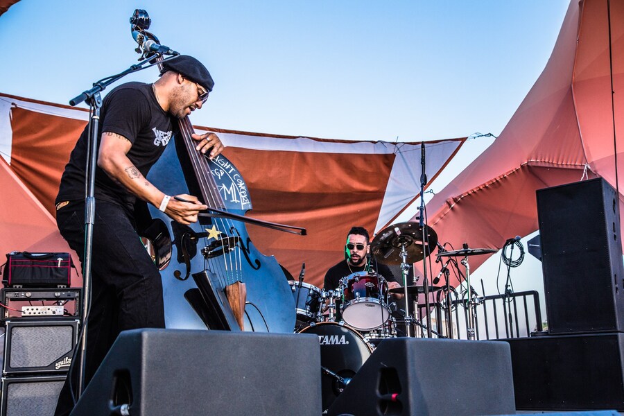 WCGD, Miles Mosley &amp; Tony Austin_Photo by Jeff Lorch 13