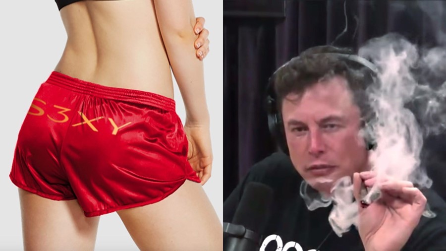 Tesla sexy shorts, Elon Musk