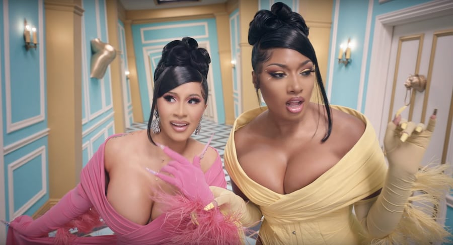 WAP beauty looks Cardi Megan 10