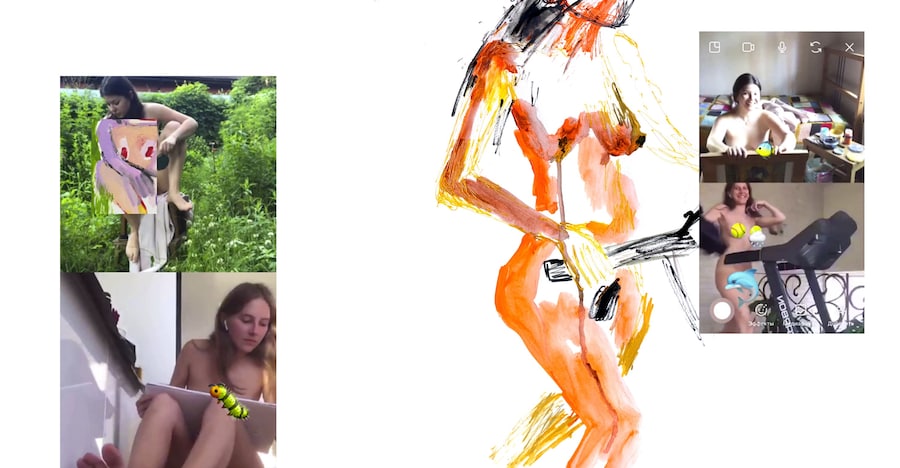 Videochat: send nudes. Olya Avstreyh and Jenya Milyukos 3
