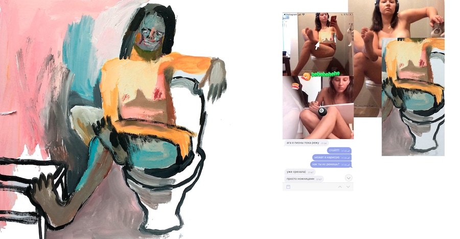 Videochat: send nudes. Olya Avstreyh and Jenya Milyukos 7