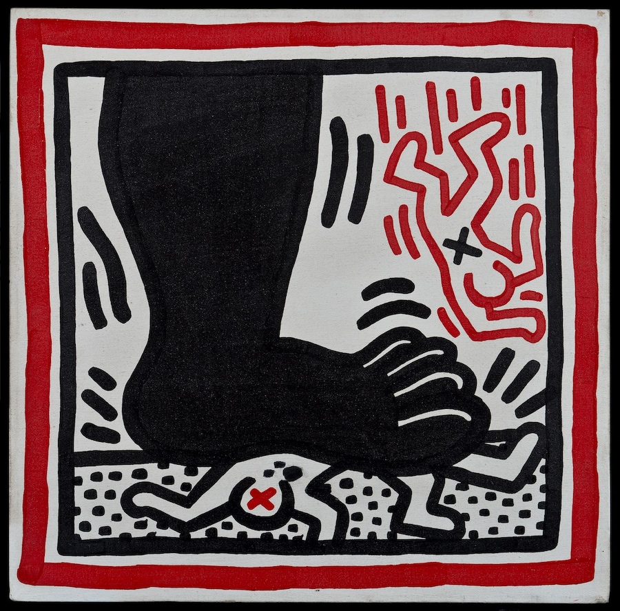 Keith Haring. “Untitled (Free South Africa)” (1985) 2