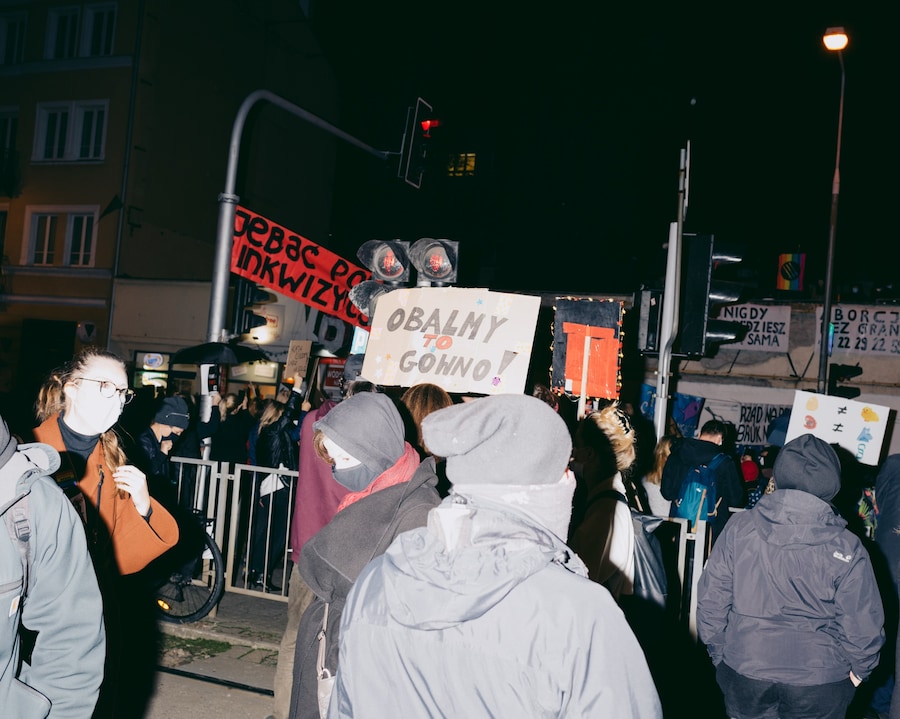 Poland’s abortion law ruling protest 29 28
