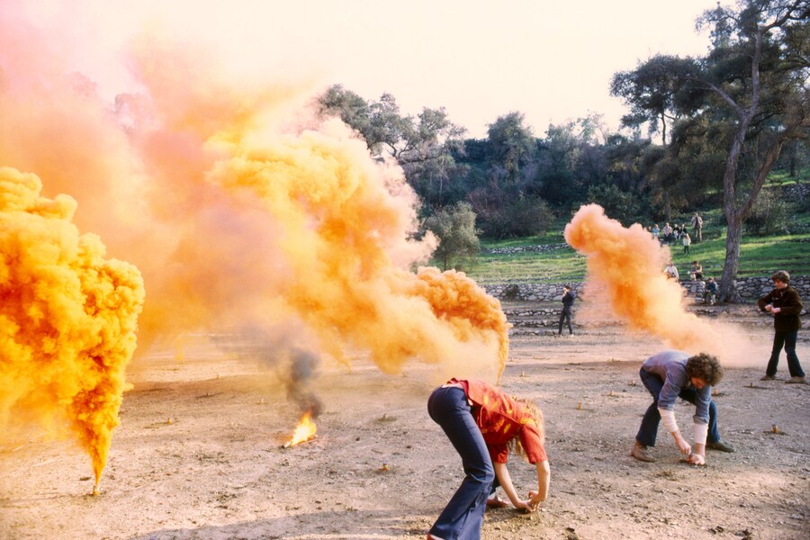 Judy Chicago. “Orange Atmosphere” (1969) 8