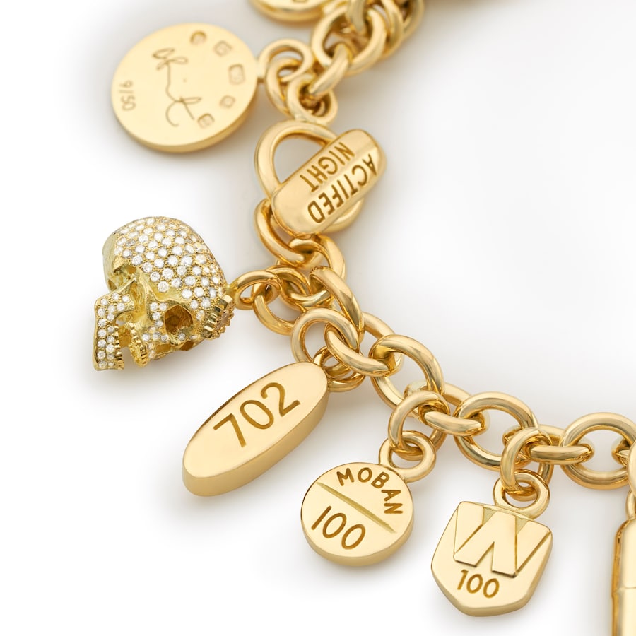 Damien Hirst, Pill Bracelet with Diamond Skull, Ye 1