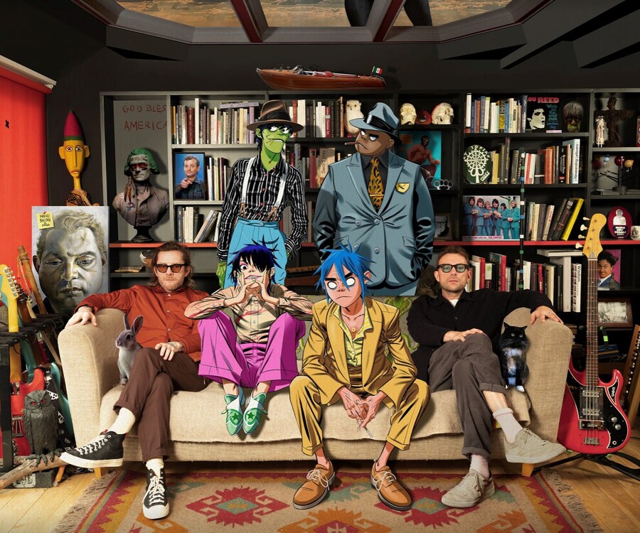 Gorrilaz, Damon Albarn and James Hewitt