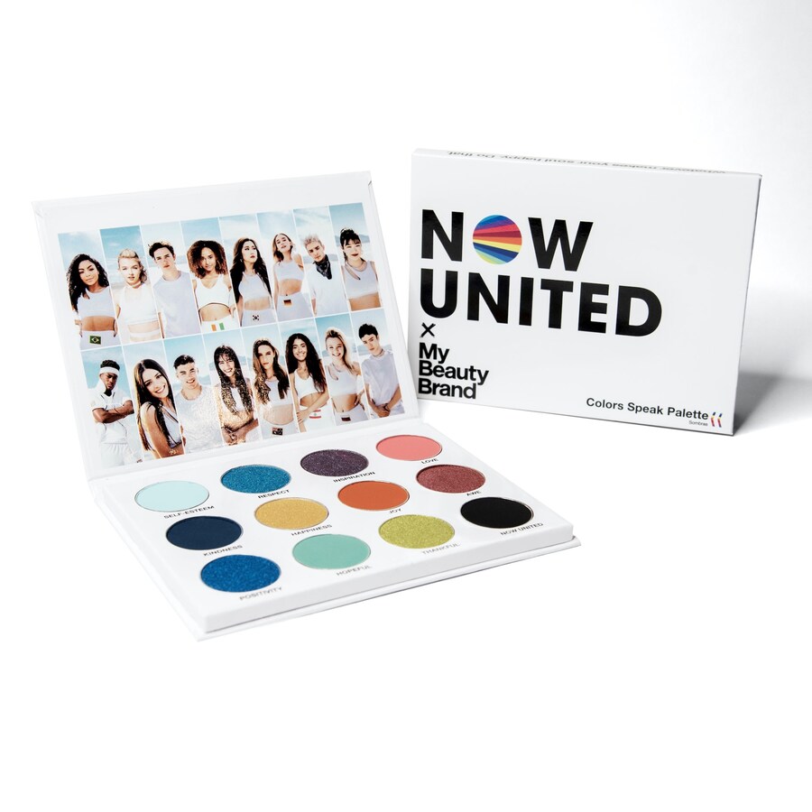 MyBeautyBrand x Now United Colour Speaks Artistry palette 8