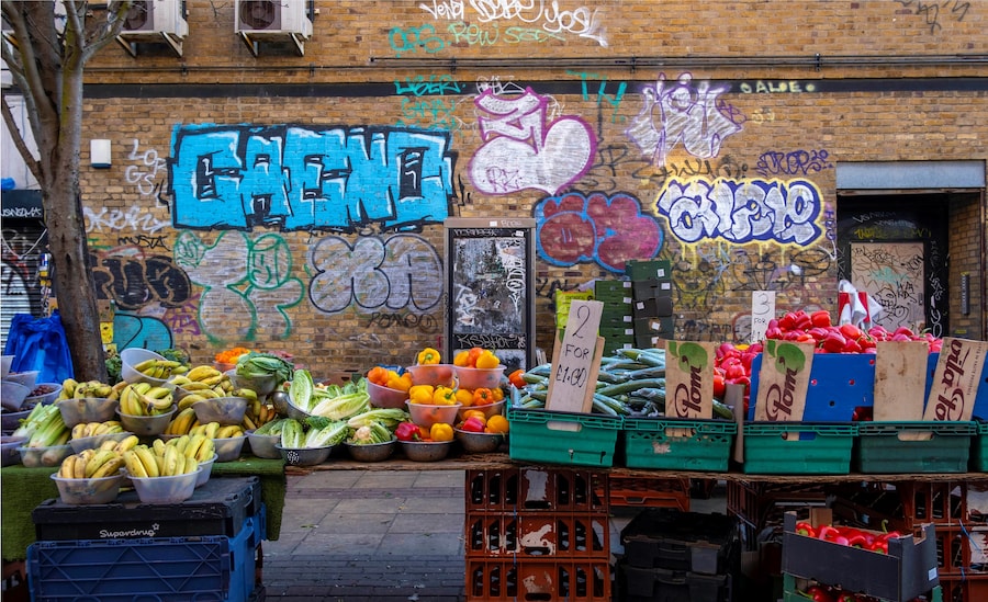 “Peckham Fruit and Veg”, Telephone Booths (2020-ongoing) 5