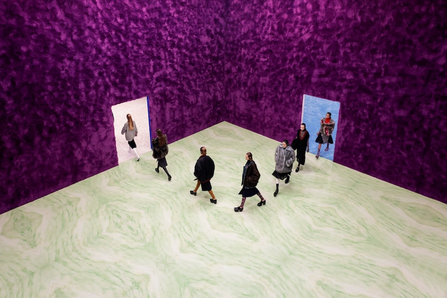 Prada AW21 Miuccia Prada Raf Simons Fashion Week 18 17