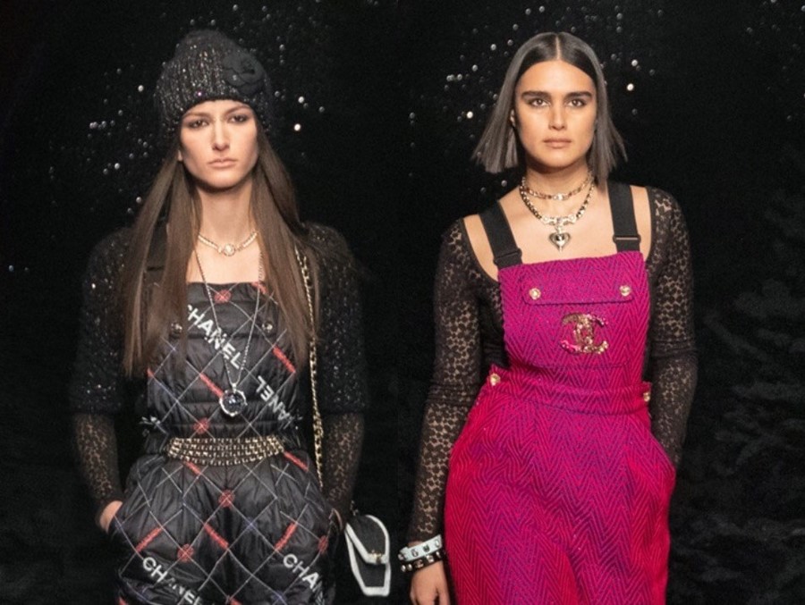 Salopettes are hot for AW21 at Chanel Womenswear
