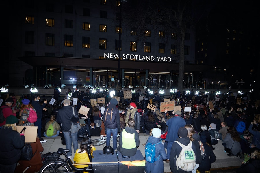 Sarah Everard protests vigil 6