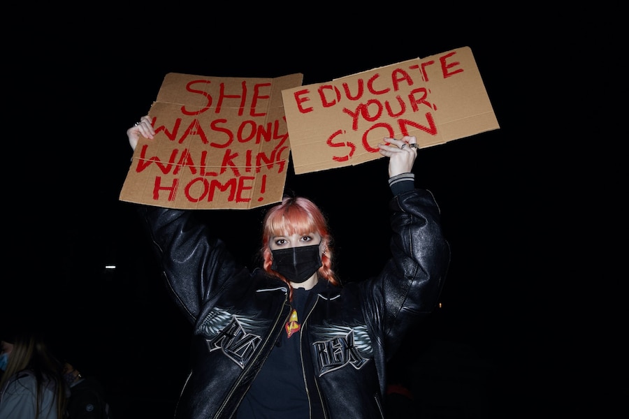 Sarah Everard protests vigil 17