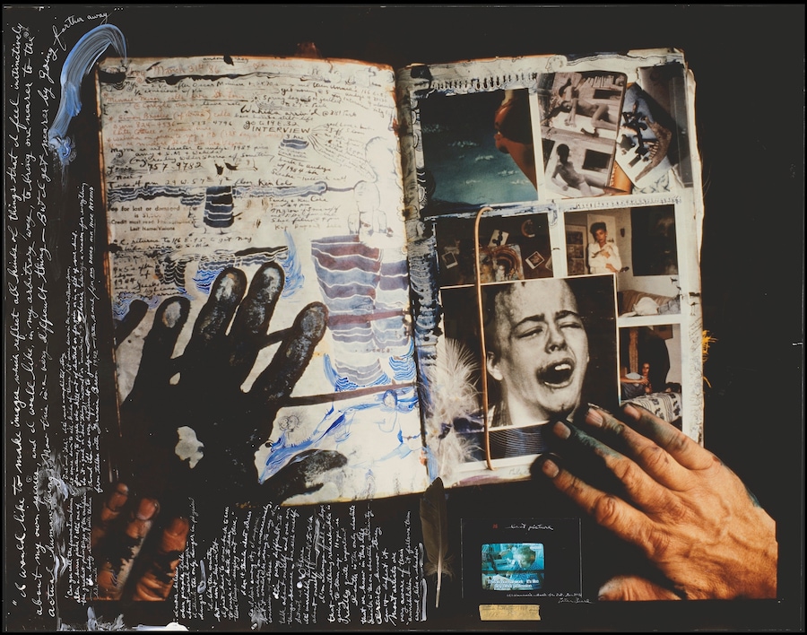 Peter Beard, Crying Boy Diary Pages 2