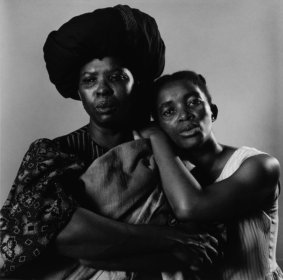 Peter Hujar, “Sophie Mgcina and Thuli Dumakude” (1983) 3