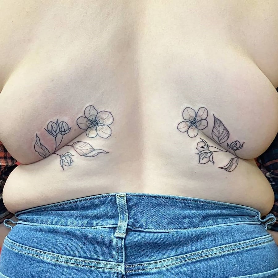 Roll Flower Tattoos Carrie Metz-Caporusso 0