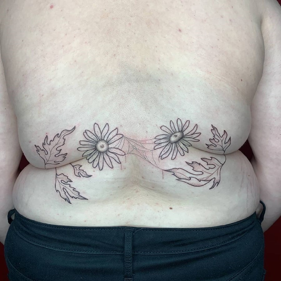 Roll Flower Tattoos Carrie Metz-Caporusso 1