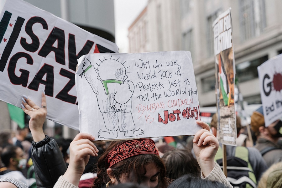 London’s Free Palestine protest 7 12