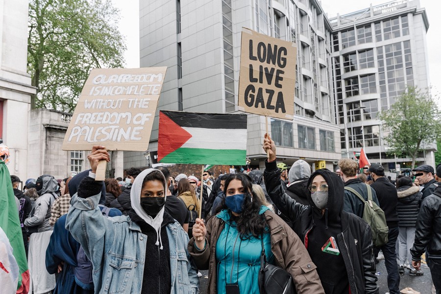 Free Palestine protest in London | Dazed