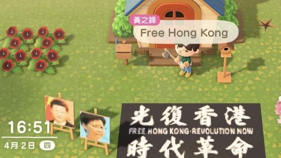 Animal Crossing protest
