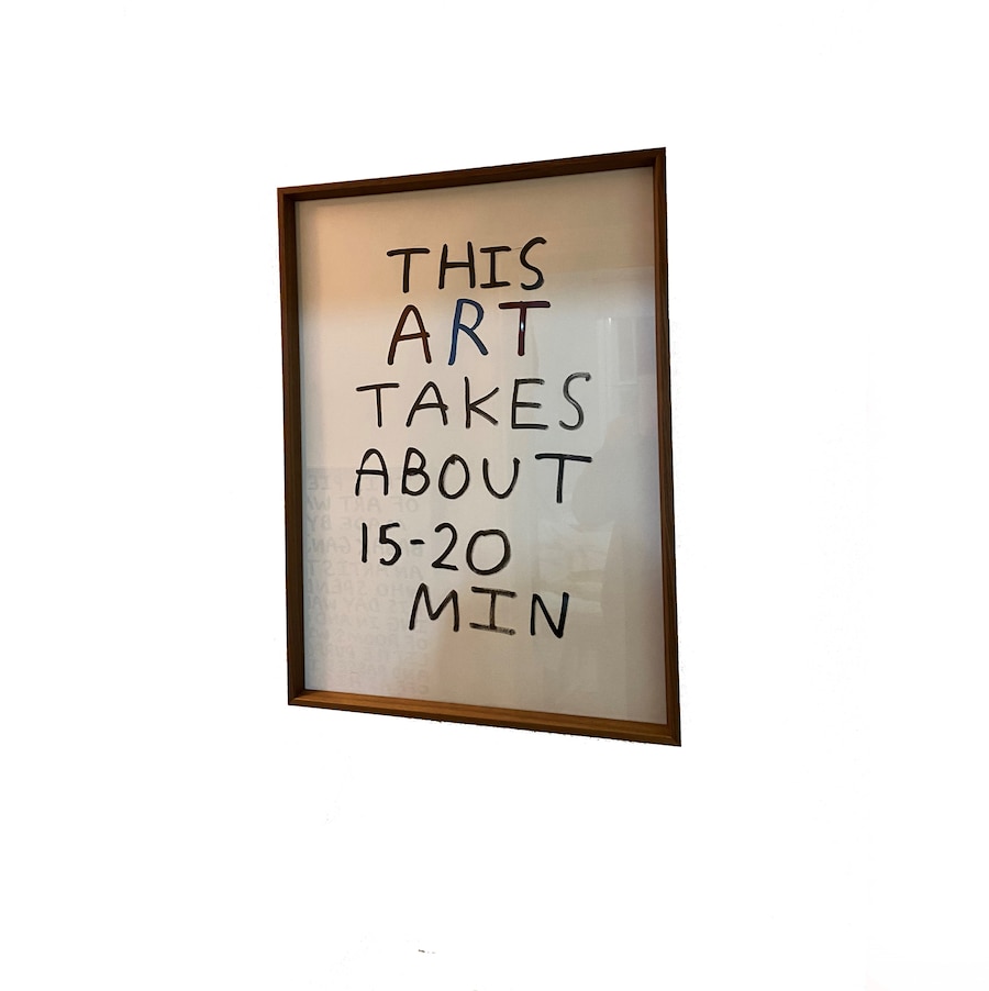 Babak Ganjei, “This Art Takes About 15-20 Min” 0