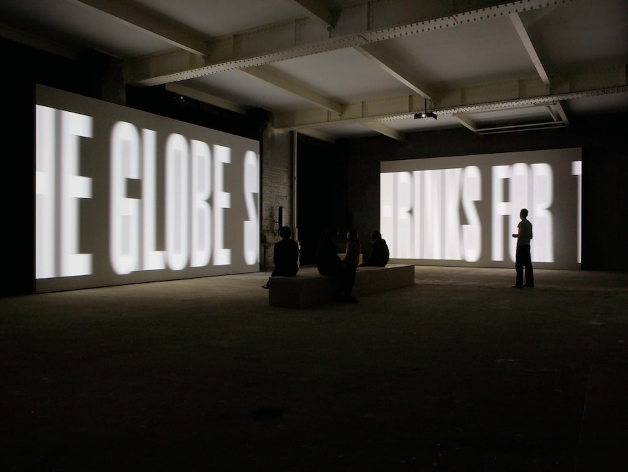 Barbara Kruger, “The Globe Shrinks” (2010) 4