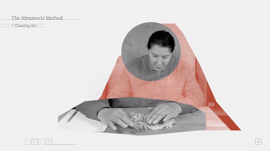 “Counting Rice” by Marina Abramović 14