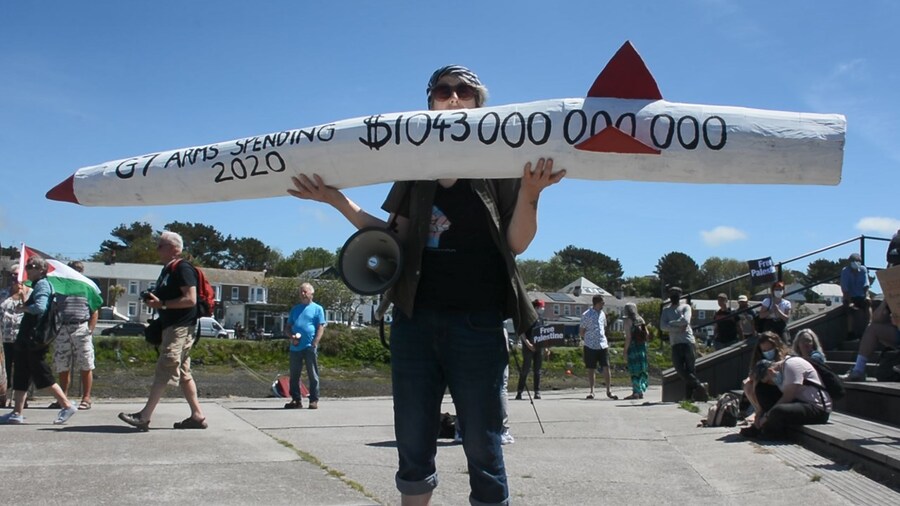 G7 summit protests, Cornwall 2