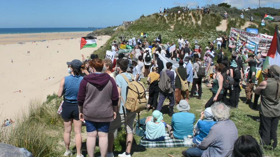 G7 summit protests, Cornwall 7