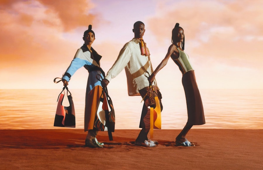 Priya Ahluwalia SS22 collection / Mulberry collaboration 1