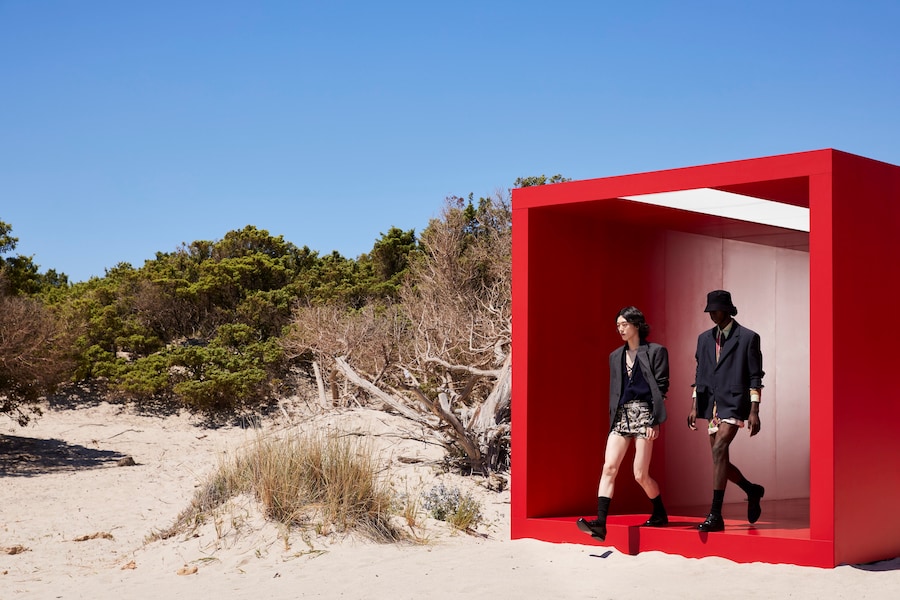 Prada menswear SS22 collection by Miuccia and Raf Simons 2