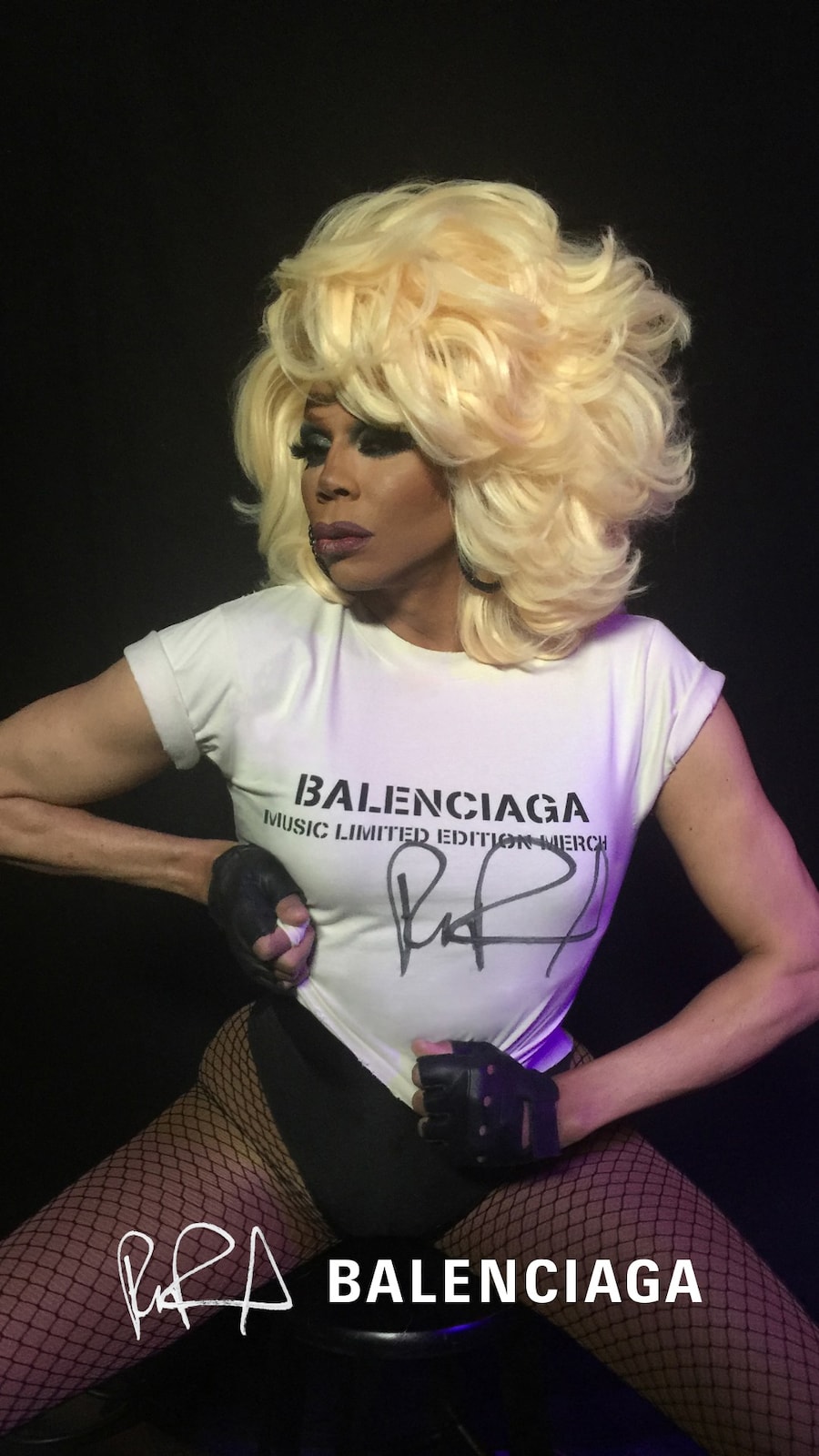 RuPaul Charles x Balenciaga Music collaboration 