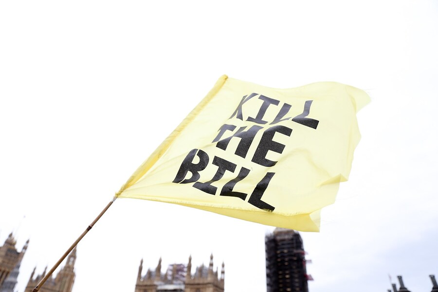 London Kill the Bill emergency protest 25 24