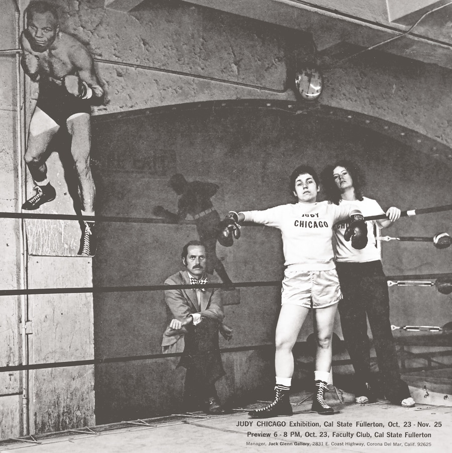 Judy Chicago Top Boxing Ring Ad 1