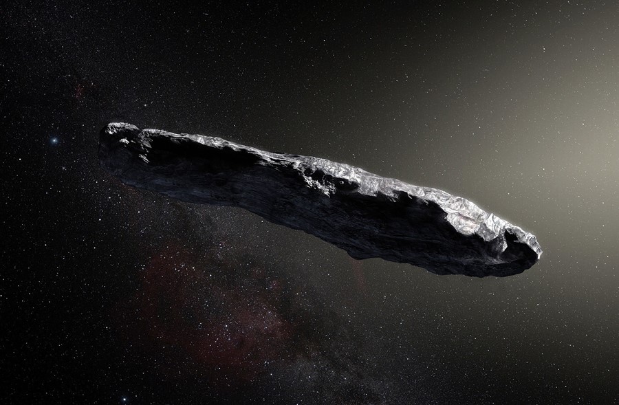 Artist’s impression of `Oumuamua