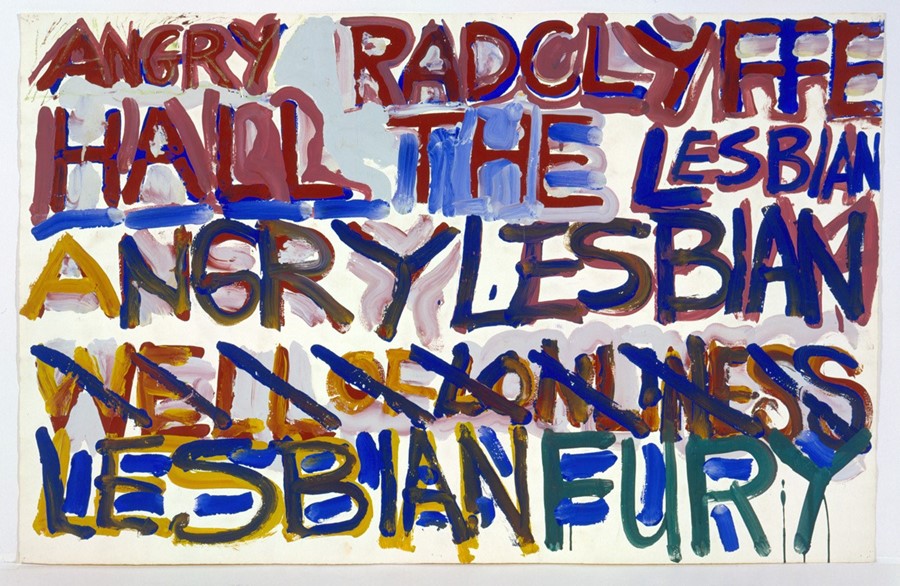 Louise Fishman, “Angry Radclyffe Hall” (1973)