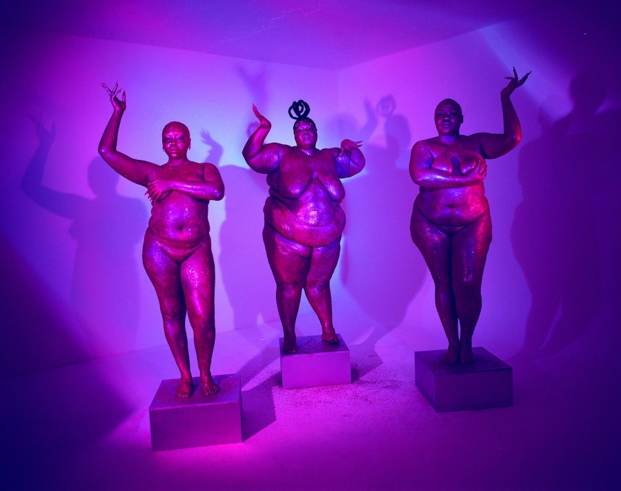 Exhibit social media censorship of fat bodies series 0