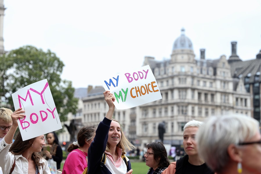 Texas abortion ban protest in London 4 10