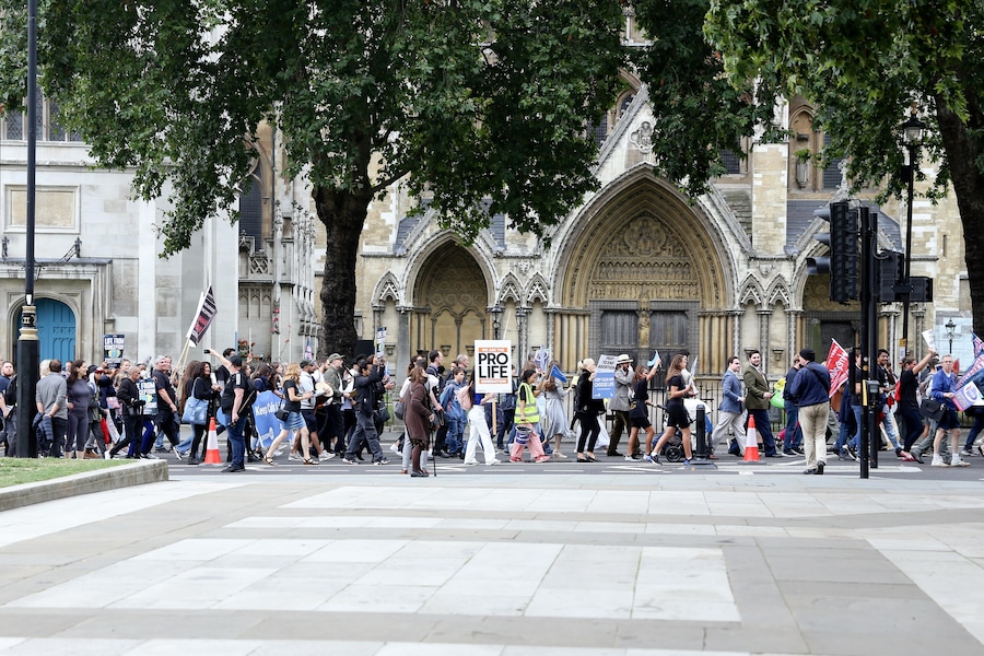 Texas abortion ban protest in London 14 7