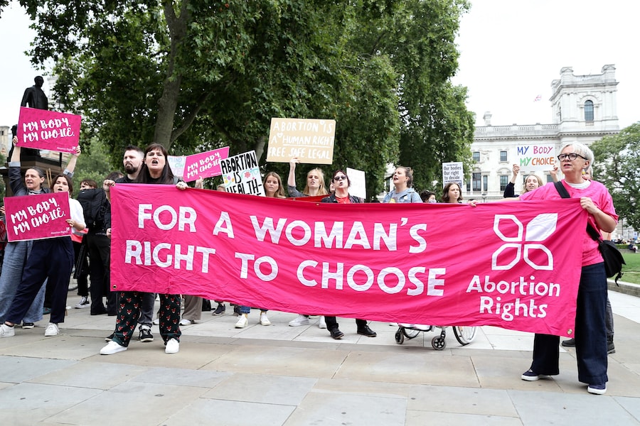 Texas abortion ban protest in London 17 12
