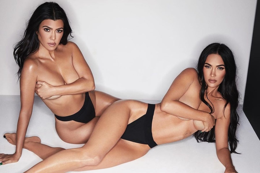 Kourtney Kardashian and Megan Fox for SKIMS 1