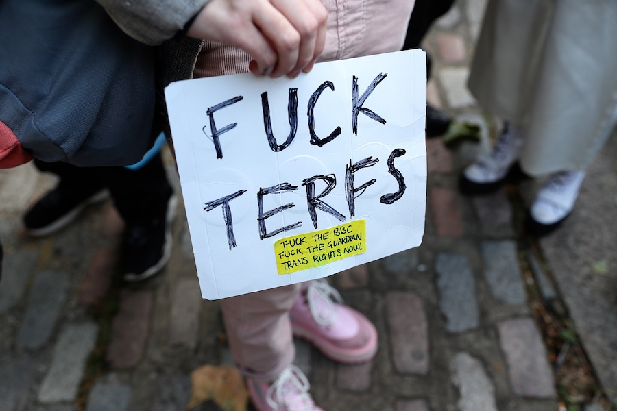 Trans rights protest at the LGB Alliance conference8 8