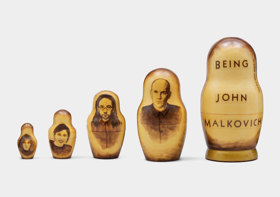 Being John Malkovich nesting dolls together 0