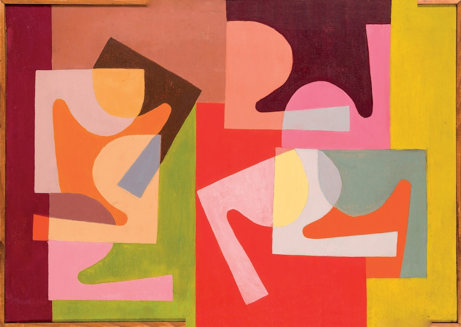 Saloua Raouda Choucair, “Fractional Module” (1947-1951) 0