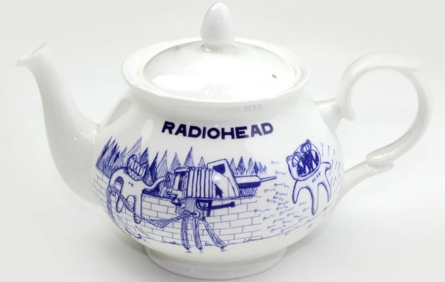 Radiohead merch teapot