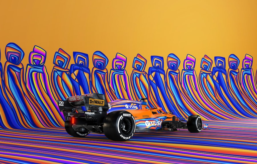 Rabab Tantaway’s McLaren Racing livery design 0